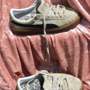 Puma suede platform